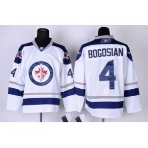 nhl Winnipeg Jets #4 Bogosian White New Jersey