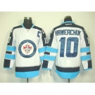 nhl jerseys winnipeg jets #10 hawerchuk white(C patch) 2011 new