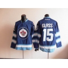 nhl jerseys winnipeg jets #15 glrss blue 2011 new
