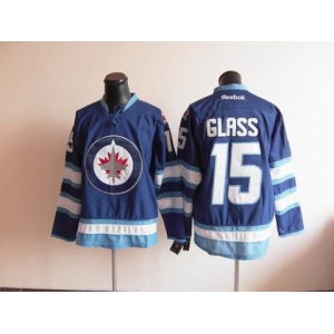 nhl jerseys winnipeg jets #15 glrss blue 2011 new