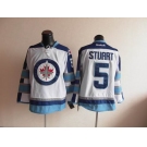 nhl jerseys winnipeg jets #5 stuart white 2011 new