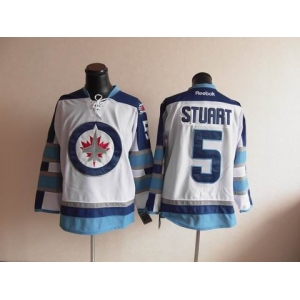 nhl jerseys winnipeg jets #5 stuart white 2011 new