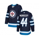 Youth Adidas Winnipeg Jets #44 Josh Morrissey Authentic Navy Blue Home NHL Jersey