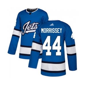 Youth Adidas Winnipeg Jets #44 Josh Morrissey Premier Blue Alternate NHL Jersey