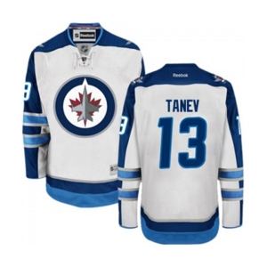 Youth Reebok Winnipeg Jets #13 Brandon Tanev Authentic White Away NHL Jersey