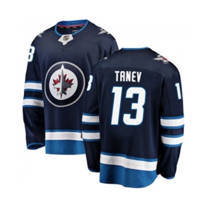 Youth Winnipeg Jets #13 Brandon Tanev Fanatics Branded Navy Blue Home Breakaway NHL Jersey