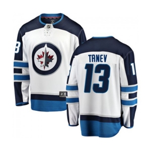 Youth Winnipeg Jets #13 Brandon Tanev Fanatics Branded White Away Breakaway NHL Jersey