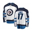 Youth Winnipeg Jets #17 Adam Lowry Fanatics Branded White Away Breakaway NHL Jersey
