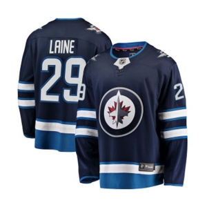 Youth Winnipeg Jets #29 Patrik Laine Fanatics Branded Navy Blue Home Breakaway NHL Jersey