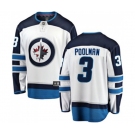 Youth Winnipeg Jets #3 Tucker Poolman Fanatics Branded White Away Breakaway NHL Jersey
