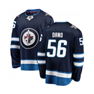 Youth Winnipeg Jets #56 Marko Dano Fanatics Branded Navy Blue Home Breakaway NHL Jersey