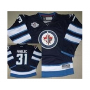 youth nhl jerseys winnipeg jets #31 prvelec blue