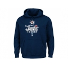 Winnipeg Jets Majestic Navy Blue Critical Victory Pullover Hoodie Sweatshirt