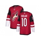 Men Adidas Phoenix Coyotes #10 Anthony Duclair Maroon Home Authentic Stitched NHL Jersey