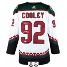 Men Arizona Coyotes #92 Logan Cooley Adidas Authentic Alternate Jersey white