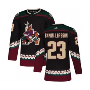 Men's Arizona Coyotes #23 Oliver Ekman-Larsson Black Alternate Stitched Hockey Jersey