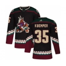 Men's Arizona Coyotes #35 Darcy Kuemper Black Alternate Stitched Hockey Jersey