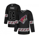 Men's Coyotes #14 Richard Panik Black Team Logo Fashion Stitched Hockey Jersey