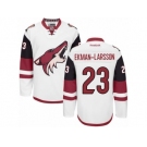 Men's Reebok Arizona Coyotes #23 Oliver Ekman-Larsson Authentic White Away NHL Jersey