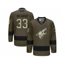 Men's Reebok Arizona Coyotes #33 Alex Goligoski Authentic Green Salute to Service NHL Jersey