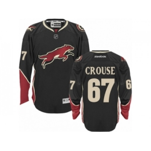 Men's Reebok Arizona Coyotes #67 Lawson Crouse Authentic Black Third NHL Jersey
