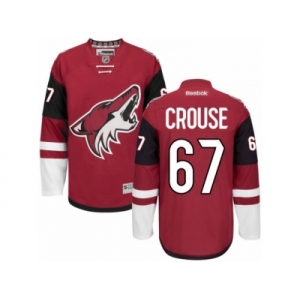 Men's Reebok Arizona Coyotes #67 Lawson Crouse Authentic Burgundy Red Home NHL Jersey