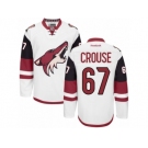 Men's Reebok Arizona Coyotes #67 Lawson Crouse Authentic White Away NHL Jersey