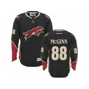 Men's Reebok Arizona Coyotes #88 Jamie McGinn Authentic Black Third NHL Jersey