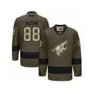 Men's Reebok Arizona Coyotes #88 Jamie McGinn Authentic Green Salute to Service NHL Jersey