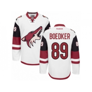 Men's Reebok Arizona Coyotes #89 Mikkel Boedker Authentic White Away NHL Jersey