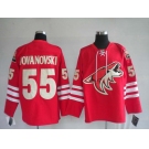 NHL Jerseys Phoenix Coyotes 55# JOVANOVSKI Red