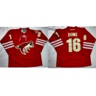 Phoenix Coyotes #16 Max Domi Red Home Stitched NHL Jersey