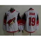 nhl jerseys phoenix coyotes #19 doan white[new patch C]