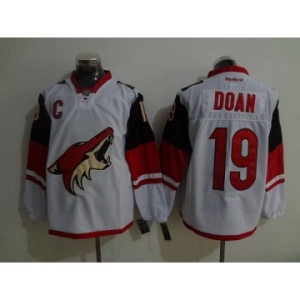 nhl jerseys phoenix coyotes #19 doan white[new patch C]