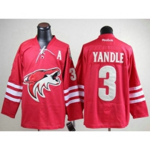 nhl jerseys phoenix coyotes #3 yandle red(A)