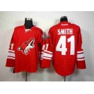 nhl jerseys phoenix coyotes #41 smith red