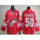 nhl jerseys phoenix coyotes #50 vermette red(A)