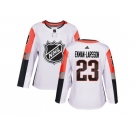 Women Adidas Phoenix Coyotes #23 Oliver Ekman-Larsson White 2018 All-Star Pacific Division Authentic Stitched NHL Jersey