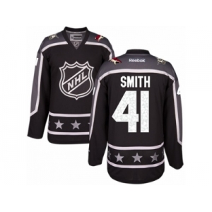 Women's Reebok Arizona Coyotes #41 Mike Smith Authentic Black Pacific Division 2017 All-Star NHL Jersey