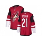 Youth Adidas Phoenix Coyotes #21 Derek Stepan Maroon Home Authentic Stitched NHL Jersey