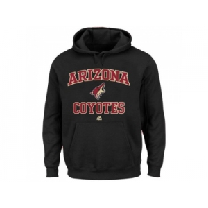 Arizona Coyotes Majestic Black Heart & Soul Hoodie