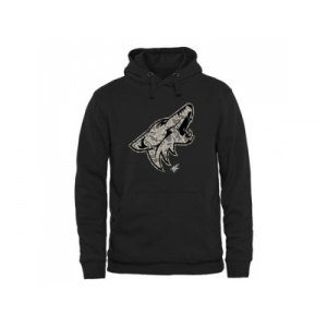 Men's Arizona Coyotes Black Rink Warrior Pullover Hoodie