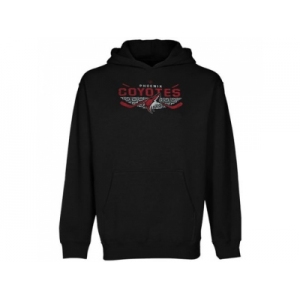 Old Time Hockey Black Arizona Coyotes Osaka Pullover Hoodie