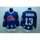 nhl quebec nordiques #13 sundin ccm blue