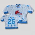 nhl quebec nordiques #26 stastny white(ccm)