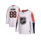 Men Adidas San Jose Sharks #88 Brent Burns White 2018 All-Star Pacific Division Authentic Stitched NHL Jersey