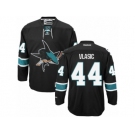 Men's Reebok San Jose Sharks #44 Marc-Edouard Vlasic Authentic Black Third NHL Jersey