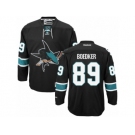 Men's Reebok San Jose Sharks #89 Mikkel Boedker Authentic Black Third NHL Jersey