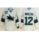 nhl jerseys san jose sharks #12 marleau white[2014 new stadium]