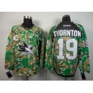 nhl jerseys san jose sharks #19 thornton camo[patch C]